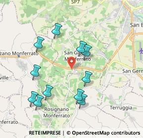 Mappa Via Aldo S. Lorenzo, 15020 Ozzano Monferrato AL, Italia (1.95727)