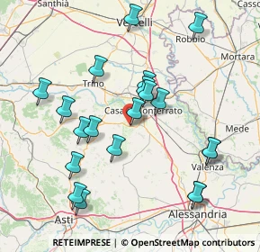 Mappa Via Aldo S. Lorenzo, 15020 Ozzano Monferrato AL, Italia (16.021)