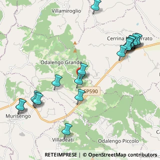 Mappa Via Odalengo Grande, 15020 Odalengo grande AL, Italia (2.673)