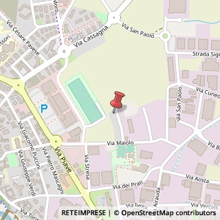 Mappa Via Alessandria, 10, 10044 Pianezza, Torino (Piemonte)