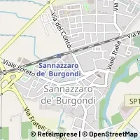 Map Sannazzaro de' Burgondi