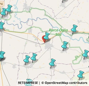 Mappa Via N. Caix, 46012 Bozzolo MN, Italia (6.95105)