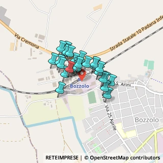 Mappa Via N. Caix, 46012 Bozzolo MN, Italia (0.25862)
