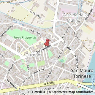 Mappa Via Speranza, 51/C, 10099 San Mauro Torinese, Torino (Piemonte)