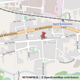 Mappa Via torino 85, 10050 Sant'Antonino di Susa, Torino (Piemonte)
