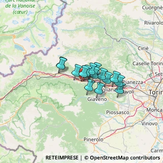 Mappa Vicolo Fanfani, 10050 Sant'Antonino di Susa TO, Italia (7.79133)