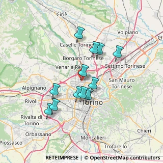 Mappa Via Tommaso Masaccio, 10151 Torino TO, Italia (6.06083)