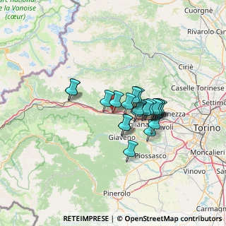 Mappa Condove-Chiusa S.Michele, 10050 Chiusa di San Michele TO, Italia (9.4625)