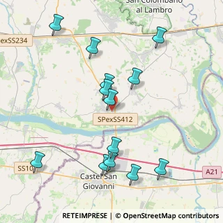 Mappa Via Case Basse, 27017 Pieve Porto Morone PV, Italia (4.34077)