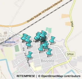 Mappa Via Castello, 46012 Bozzolo MN, Italia (0.234)