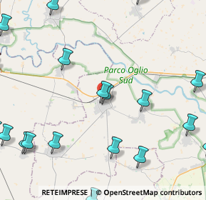 Mappa Via Castello, 46012 Bozzolo MN, Italia (6.444)