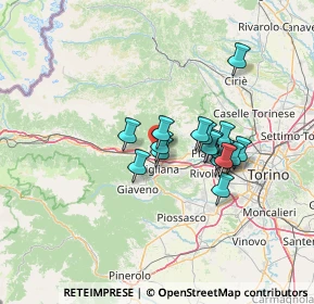 Mappa Via Circonvallazione, 10040 Almese TO, Italia (10.29588)