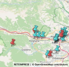 Mappa Via Circonvallazione, 10040 Almese TO, Italia (9.8775)