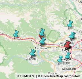 Mappa Via Circonvallazione, 10040 Almese TO, Italia (8.674)