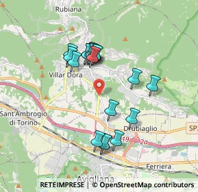 Mappa Via Circonvallazione, 10040 Almese TO, Italia (1.578)