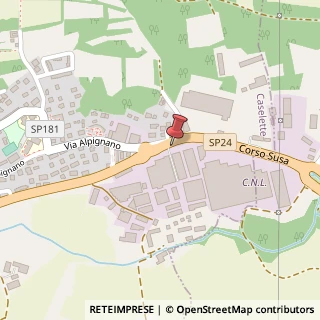 Mappa Corso Susa, 25, 10040 Caselette, Torino (Piemonte)