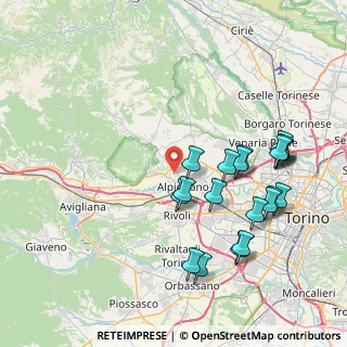 Mappa Via dei Ronchi, 10091 Alpignano TO, Italia (8.4025)