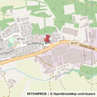 Mappa Via Alpignano,  152, 10040 Caselette, Torino (Piemonte)