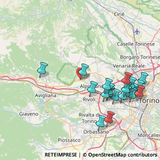 Mappa Via 10040, 10040 Caselette TO, Italia (9.344)