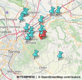 Mappa Strada Cordova, 10090 Castiglione Torinese TO, Italia (6.77667)