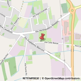 Mappa Via Case Basse, 2, 27017 Pieve Porto Morone, Pavia (Lombardia)