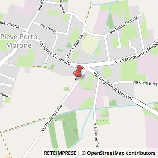 Mappa Via Ponte Vecchio, 11, 27017 Pieve Porto Morone, Pavia (Lombardia)