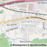 Map Sant'Antonino di Susa