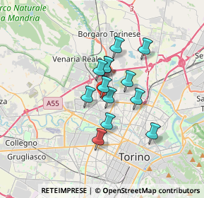 Mappa Carrefour Torino Grosseto, 10100 Torino TO, Italia (2.34692)