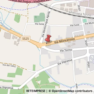 Mappa Via Moncenisio, 10, 10050 Villar Focchiardo, Torino (Piemonte)
