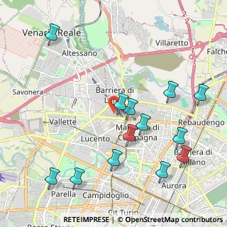 Mappa Via Alessandro Roccati, 10151 Torino TO, Italia (2.37538)
