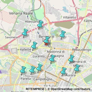 Mappa Via Alessandro Roccati, 10151 Torino TO, Italia (2.31583)