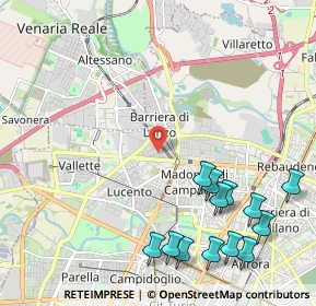 Mappa Via Alessandro Roccati, 10151 Torino TO, Italia (2.74231)