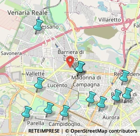 Mappa Via Alessandro Roccati, 10151 Torino TO, Italia (2.61917)