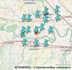 Mappa Via Marconi, 27017 Pieve Porto Morone PV, Italia (6.69882)