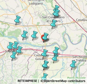 Mappa Via Marconi, 27017 Pieve Porto Morone PV, Italia (8.819)