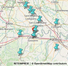 Mappa Via Marconi, 27017 Pieve Porto Morone PV, Italia (14.85818)