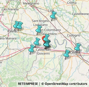 Mappa Via Marconi, 27017 Pieve Porto Morone PV, Italia (11.74333)