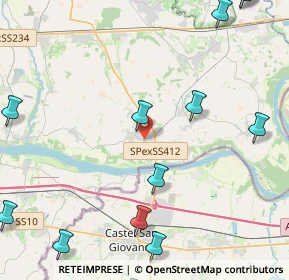 Mappa Via Marconi, 27017 Pieve Porto Morone PV, Italia (7.3305)