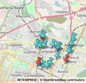 Mappa Fermata 414 - L.GO GROSSETO NORD, 10148 Torino TO, Italia (1.805)