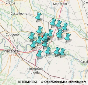 Mappa Via F. Soldati, 29010 Castelvetro Piacentino PC, Italia (9.885)