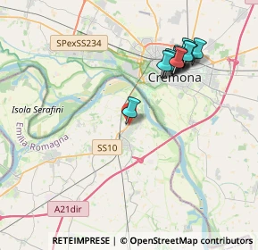 Mappa Via F. Soldati, 29010 Castelvetro Piacentino PC, Italia (3.81833)