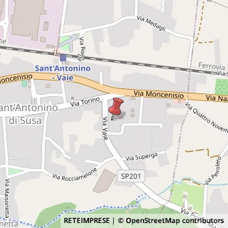 Mappa Via Vaie, 15, 10050 Sant'Antonino di Susa, Torino (Piemonte)