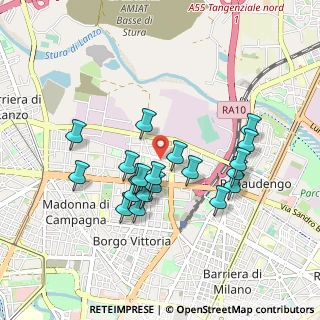 Mappa Via Paolo Veronese, 10156 Torino TO, Italia (0.8175)