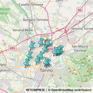 Mappa Via Paolo Veronese, 10156 Torino TO, Italia (2.92571)