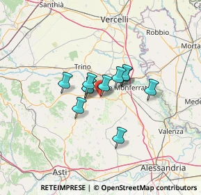 Mappa Via Roma, 15039 Ozzano Monferrato AL, Italia (7.97455)