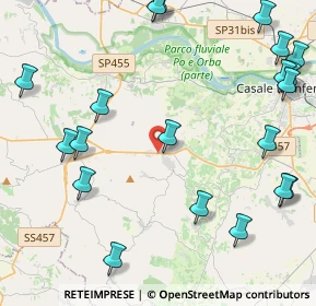 Mappa Via Roma, 15039 Ozzano Monferrato AL, Italia (5.748)