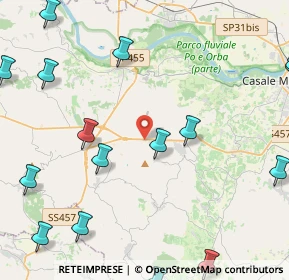 Mappa Sp 457, 15030 Treville AL, Italia (6.71)