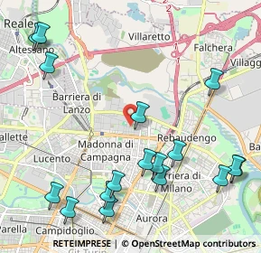 Mappa Via Leonardo Fea, 10148 Torino TO, Italia (2.66)