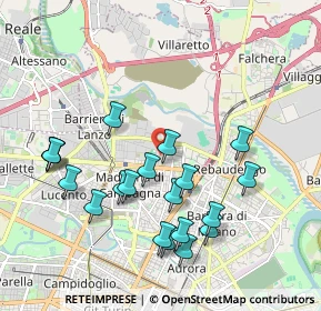 Mappa Via Leonardo Fea, 10148 Torino TO, Italia (2.024)