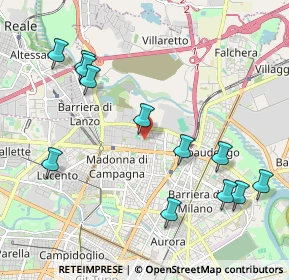 Mappa Via Leonardo Fea, 10148 Torino TO, Italia (2.32833)
